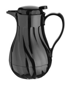 Olympia Insulated Swirl Jug Black 1-2Ltr (CH117)