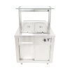 Parry Flexi-Serve Hot Cupboard with Wet Bain Marie Top and Quartz Heated Gantry FS-HBW2PACK (CH190)