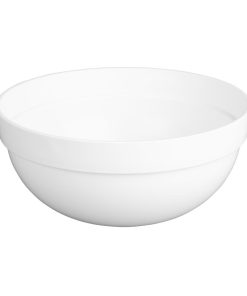 Nisbets Essentials Polypropylene White Mixing Bowl 3Ltr (CH399)