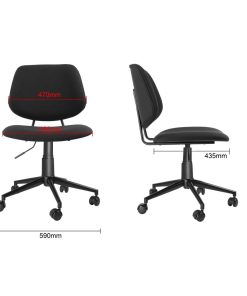 Bolero Office Chair Black (CH741)