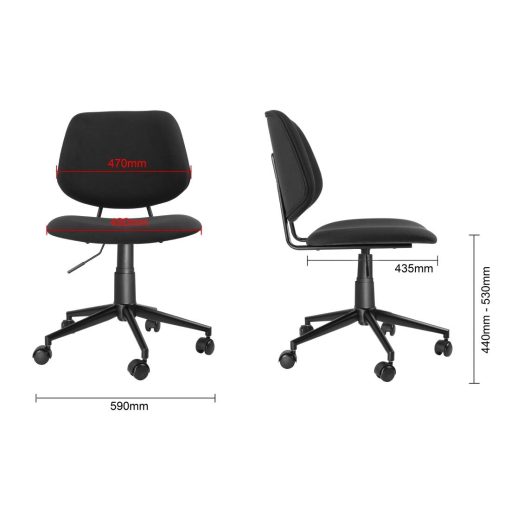 Bolero Office Chair Black (CH741)