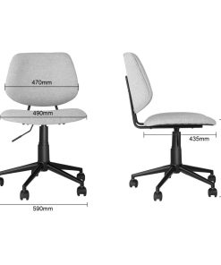 Bolero Office Chair Grey (CH742)