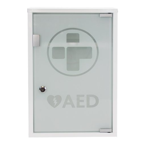 Automated External Defibrillator Alarmed Metal Cabinet (CH787)