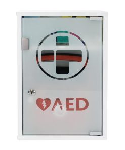 Automated External Defibrillator Alarmed Metal Cabinet (CH787)