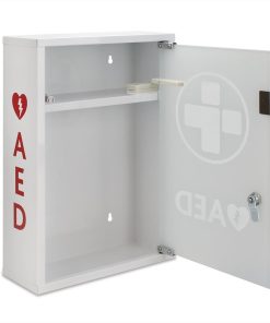 Automated External Defibrillator Alarmed Metal Cabinet (CH787)