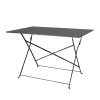 Bolero Pavement Style Folding Table Black 1100mm x 700mm (CH968)