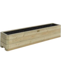 Rowlinson Marberry Patio Layer Planter Natural Timber 150cm (CH983)