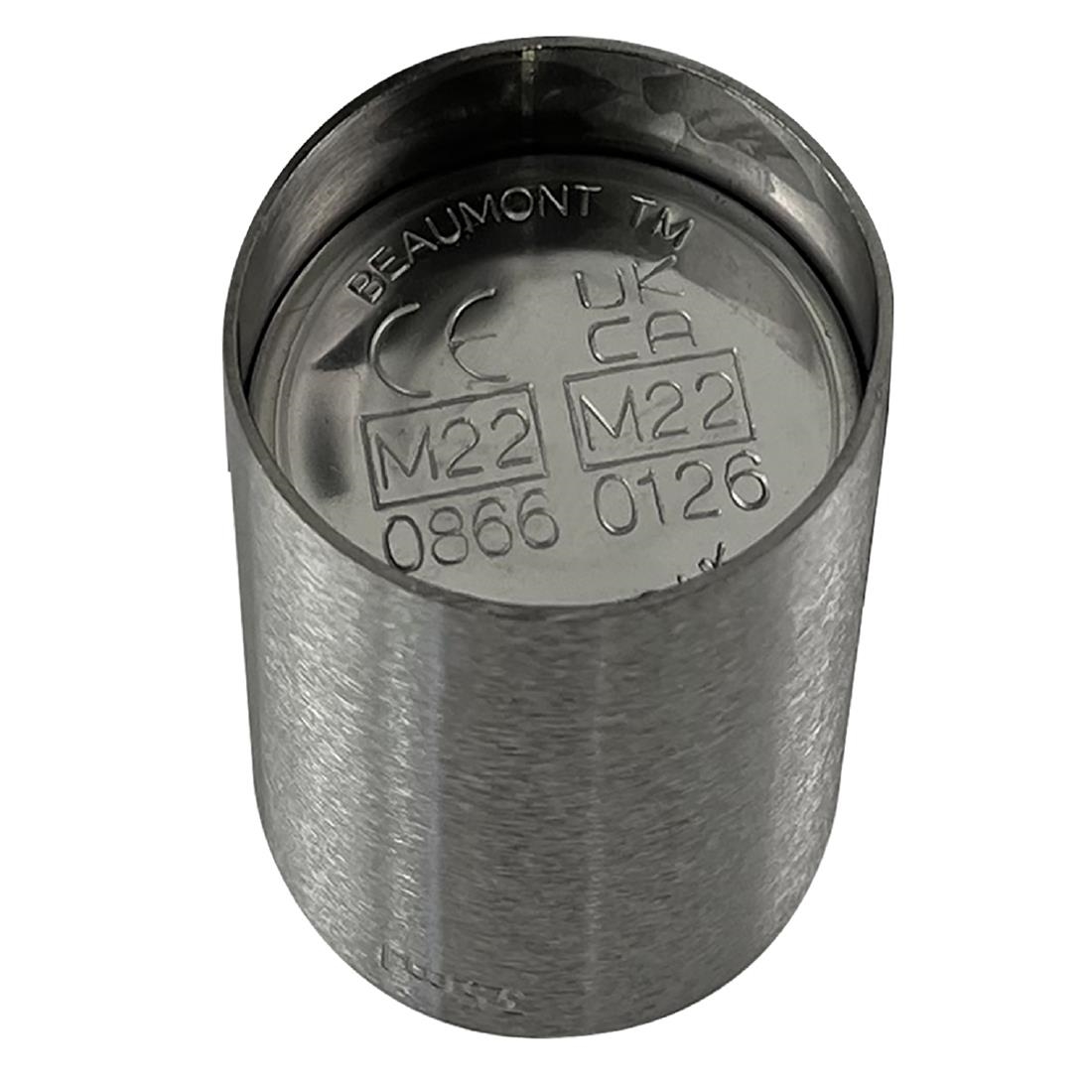 Beaumont Stainless Steel Thimble Measure CE Marked 200ml (CJ447)