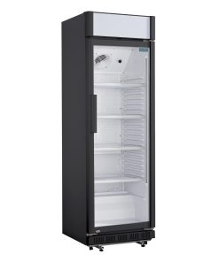 Nisbets Essentials Upright Display Cooler with Light Box 346Ltr (CJ794)