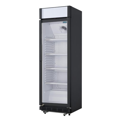 Nisbets Essentials Upright Display Cooler with Light Box 346Ltr (CJ794)