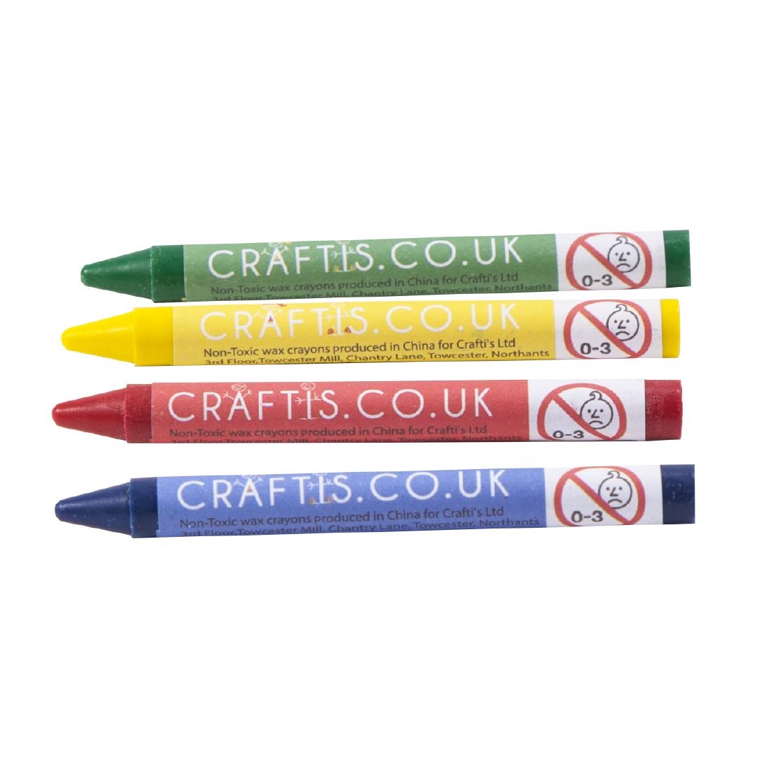 Craftis Childrens Round Crayons Pack 200 (CK035)