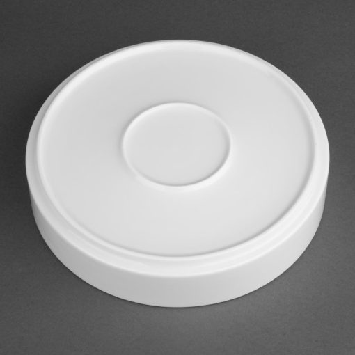 Olympia Whiteware Flat Walled Bowl - 215mm 8 1-2 Box of 4 (CK071)