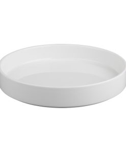 Olympia Whiteware Flat Walled Bowl - 270mm 10 2-3 Box of 4 (CK072)
