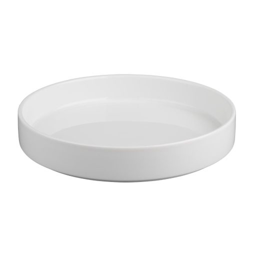 Olympia Whiteware Flat Walled Bowl - 270mm 10 2-3 Box of 4 (CK072)