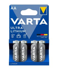 Varta Ultra Lithium AA Battery Pack of 4 (CK290)