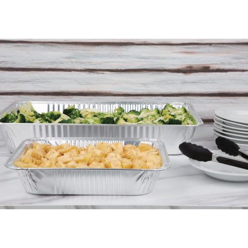 Fiesta Recyclable Foil 1-1 Gastronorm Containers Pack of 5 (CP512)