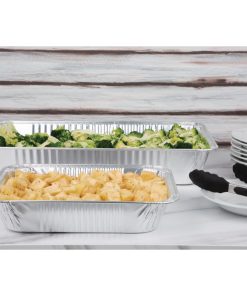 Fiesta Recyclable Foil 1-2 Gastronorm Containers Pack of 5 (CP513)