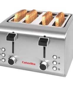 Caterlite 4 Slot Stainless Steel Toaster (CP929)