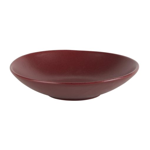 Olympia Build A Bowl Red Flat Bowl - 195x45mm Box 6 (CU123)