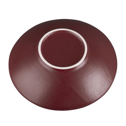 Olympia Build A Bowl Red Flat Bowl - 195x45mm Box 6 (CU123)