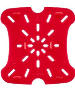 Cambro FreshPro Red Drain Shelf 195x195mm (CU148)