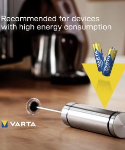 Varta Longlife Power Batteries AA 4-4 Free Promo Pack (CU360)