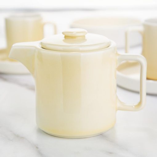 Olympia Fondant Tea Pot Lemon - 450ml 15-2fl oz Box 2 (CU421)