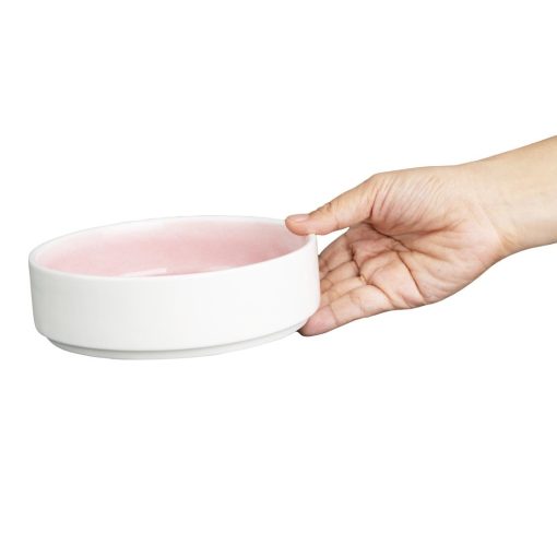 Olympia Fondant Bowl Pink - 152mm 6 Box 6 (CU446)