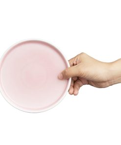 Olympia Fondant Plate Pink - 152mm 6 Box 6 (CU447)