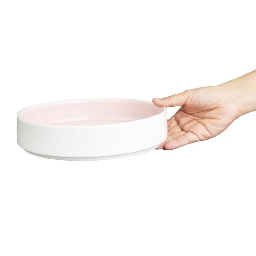 Olympia Fondant Bowl Pink - 215mm 8 1-2 Box 4 (CU450)