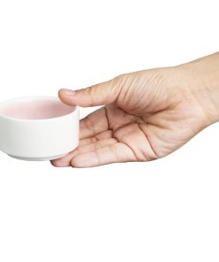 Olympia Fondant Dipping Dish Pink - 70mm 2 3-4 Box 12 (CU453)