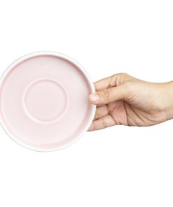 Olympia Fondant Saucer Pink - 135mm 5 1-3 for CU460 Box 6 (CU461)