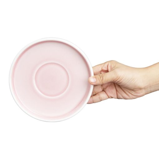 Olympia Fondant Saucer Pink - 152mm 6 for CU462 Box 6 (CU463)