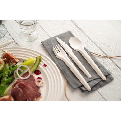 Sabert Recyclable Paper Cutlery Fork Pack of 1000 (CU494)