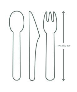 Vegware Compostable Paper Fork Pack 1000 (CU543)