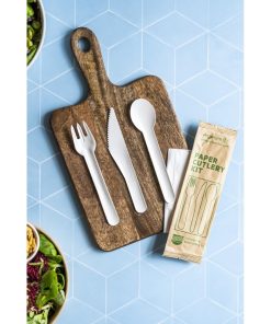 Vegware Compostable Paper Cutlery Kit 4in1 Case of 250 (CU545)