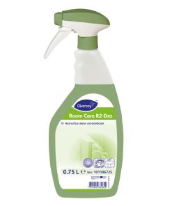Diversey Room Care R2-Des Hard Surface Cleaner and Disinfectant Ready To Use 750ml (CU691)