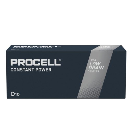 Duracell Procell Constant Power D 1-5V Battery Pack of 10 (CU753)