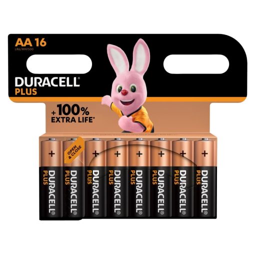 Duracell Plus AA 1-5V Battery  Pack of 16 (CU756)