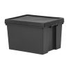 Wham Bam Recycled Storage Box and Lid Black 45Ltr (CX093)