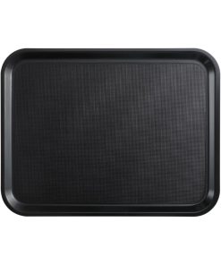 Cambro Mykonos Tray Black Non-Slip Surface 330x430mm (CX378)