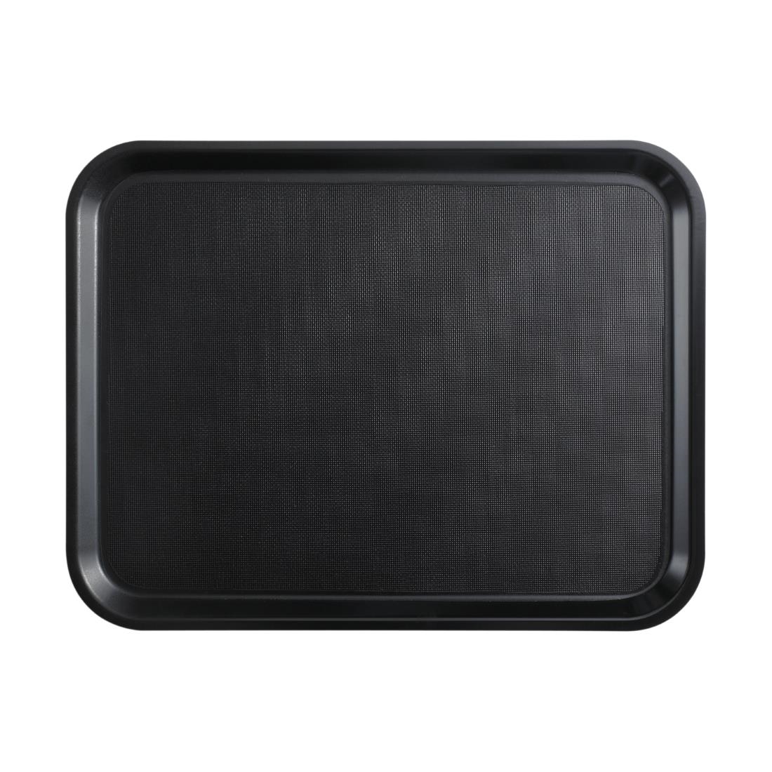 Cambro Mykonos Tray Black Non-Slip Surface 340x460mm (CX380)