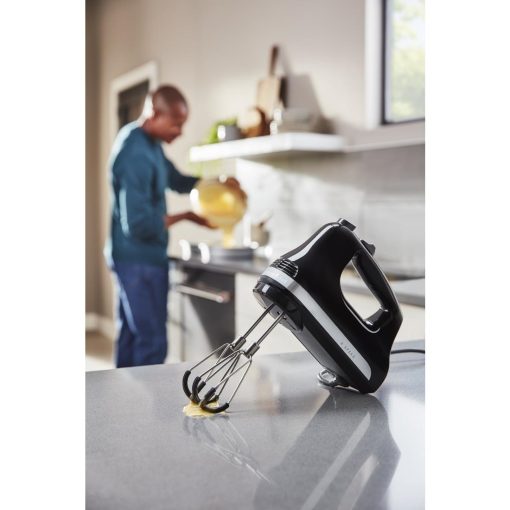 KitchenAid 6 Speed Hand Mixer with Flex Edge Beaters 5KHM6118BOB (CX779)