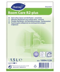 Room Care R2-plus Hard Surface Cleaner and Disinfectant Concentrate 1-5Ltr (CX821)
