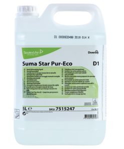 Suma Star D1 Pur-Eco Washing Up Liquid Concentrate 5Ltr (CX843)