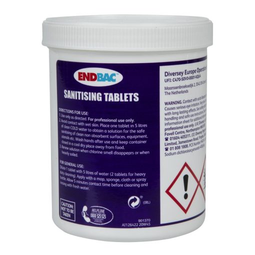 Endbac Sanitising Tablets Pack of 230 (CX847)