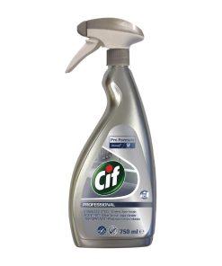 Cif Pro Formula Glass and Stainless Steel Cleaner Ready To Use 750ml (CX859)