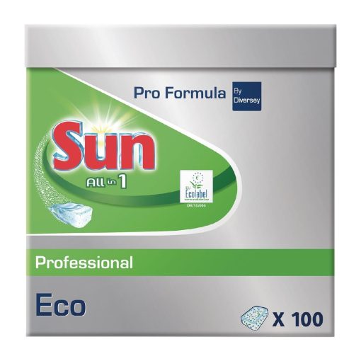 Sun Pro Formula All-in-One Eco Dishwasher Tablets Pack of 100 (CX867)
