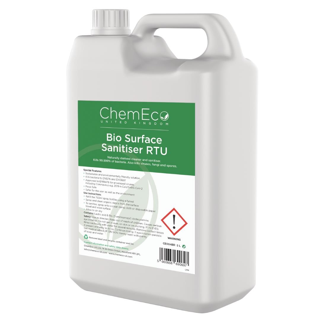 Bio Surface Sanitiser RTU 5Ltr (CX940)
