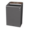 Rubbermaid Configure Recycling Bin with Food Waste Label Brown 125Ltr (CX974)